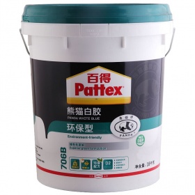 汉高百得(Pattex) 熊猫白胶 多功能白乳胶 手工木工白胶 耐霉防水环保型 快干木板胶 粘接力强 706B 18kg